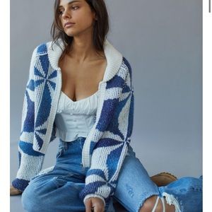 BDG sunset zip up sweater